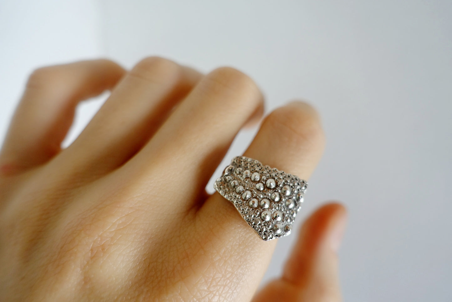 Sea Urchin Shell (Alika) Asilia Ring