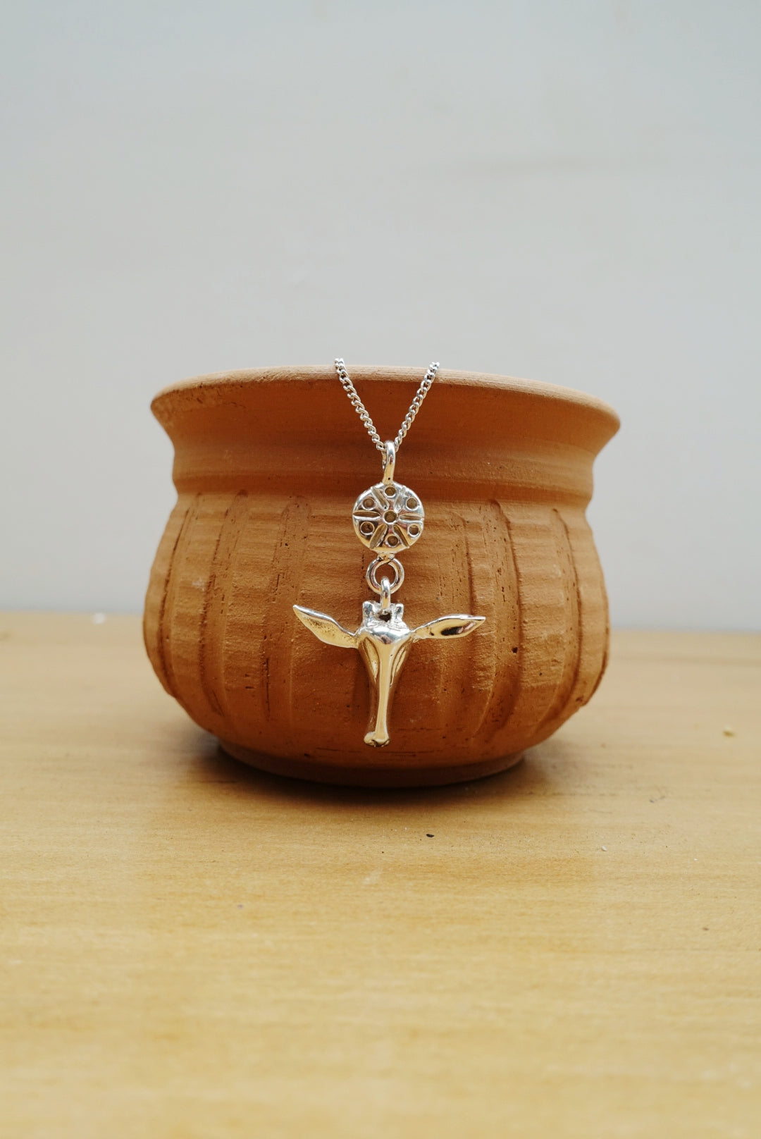Giraffe Face + Tribal Bead Asilia Necklace