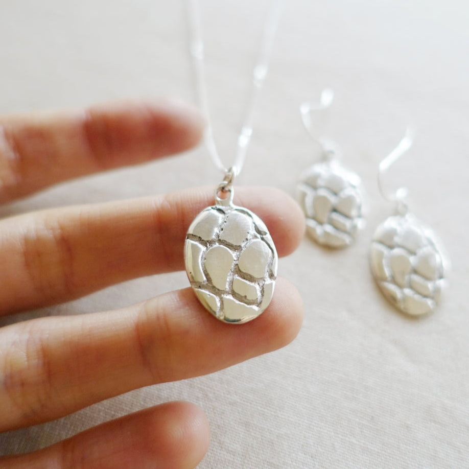 Giraffe Skin (oval) Asilia Necklace