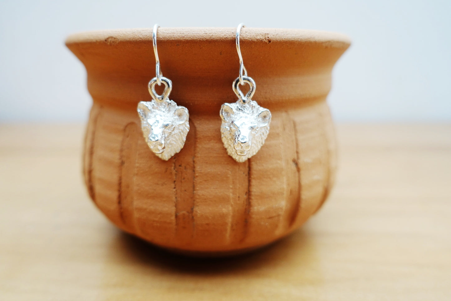 Leo Lion Head Asilia Earrings