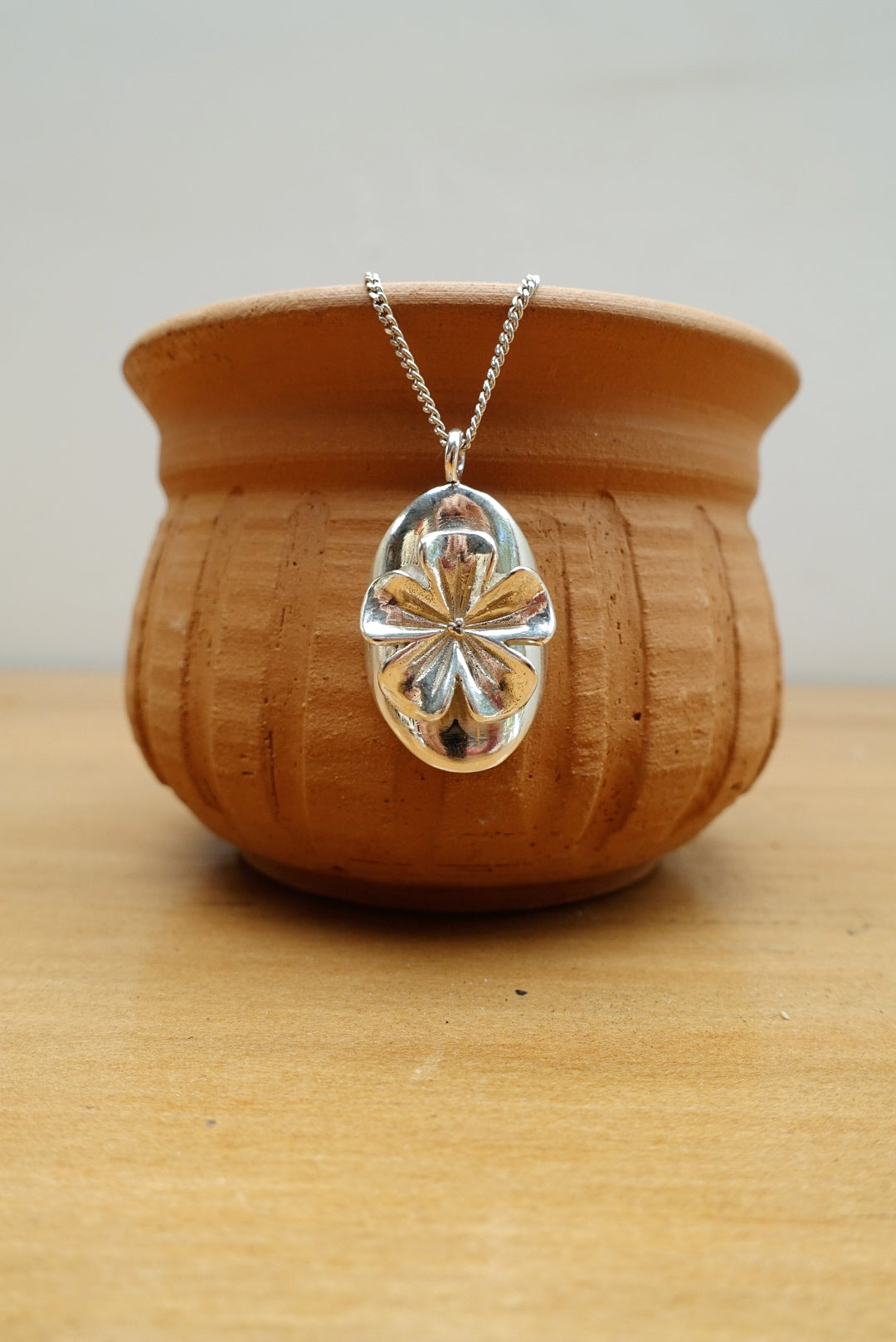Tropical Flower Shield Asilia Necklace