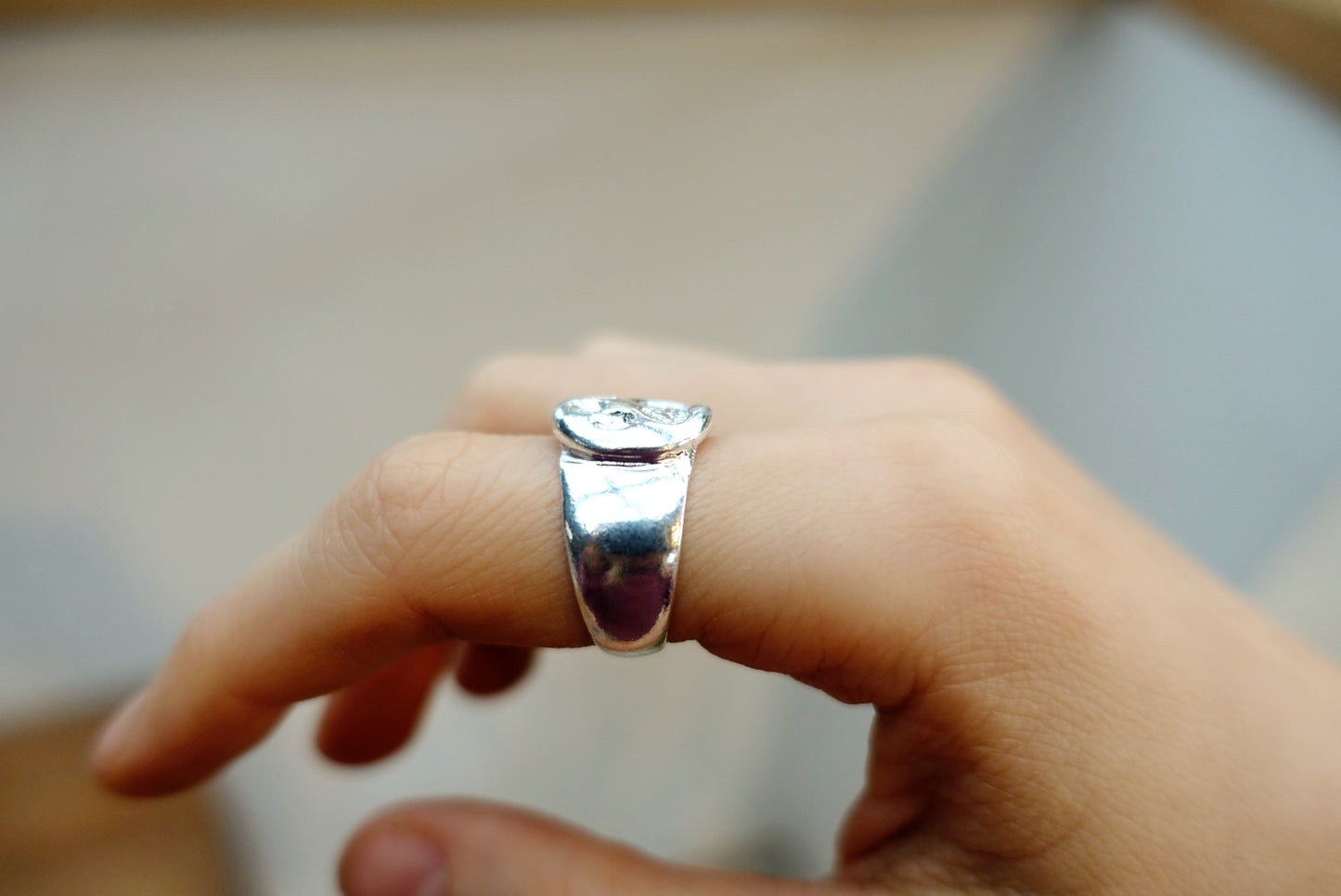 Tsavo Lion Footprint Razi Ring