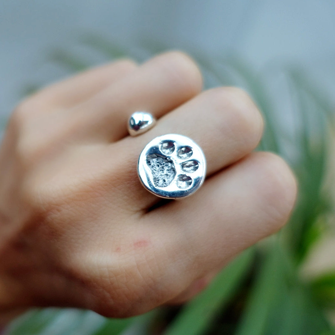 Tsavo Lion Footprint Tasmin Ring