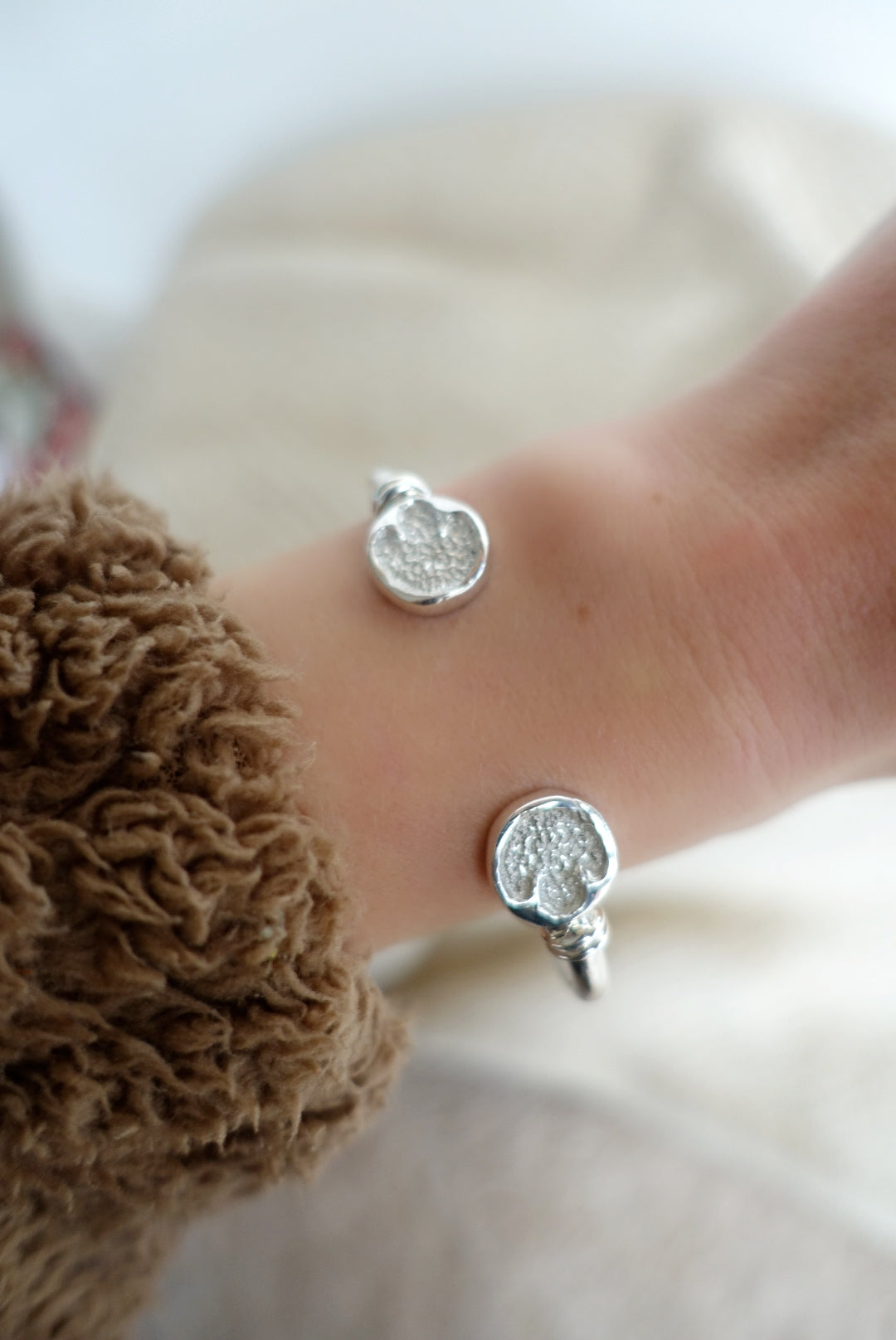 Tsavo Rhino Footprint Angila Bangle