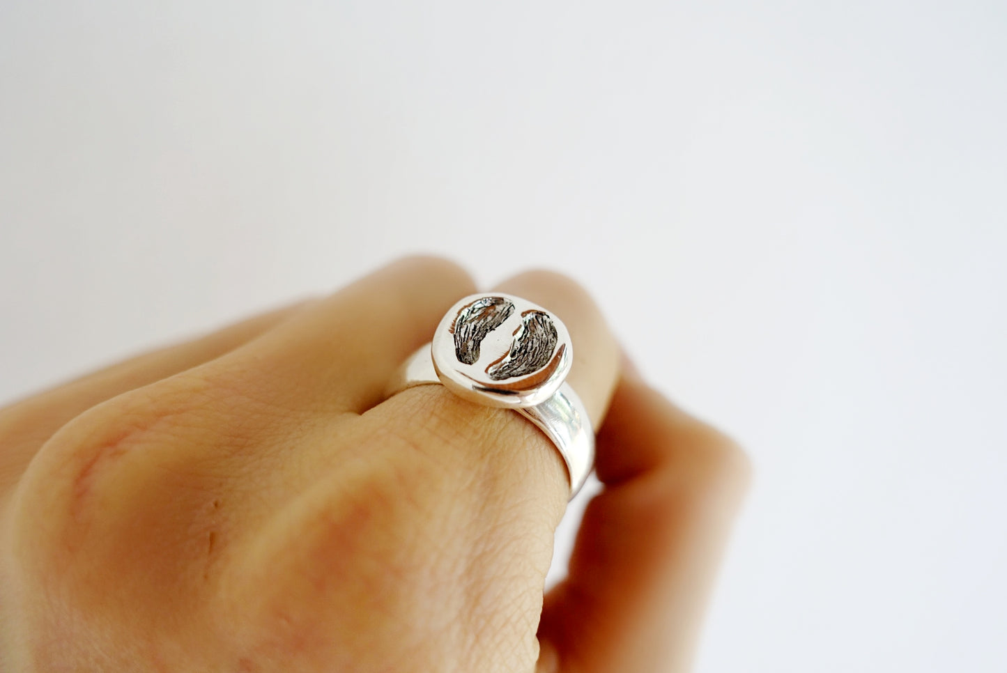 Tsavo Buffalo Footprint Halo Ring