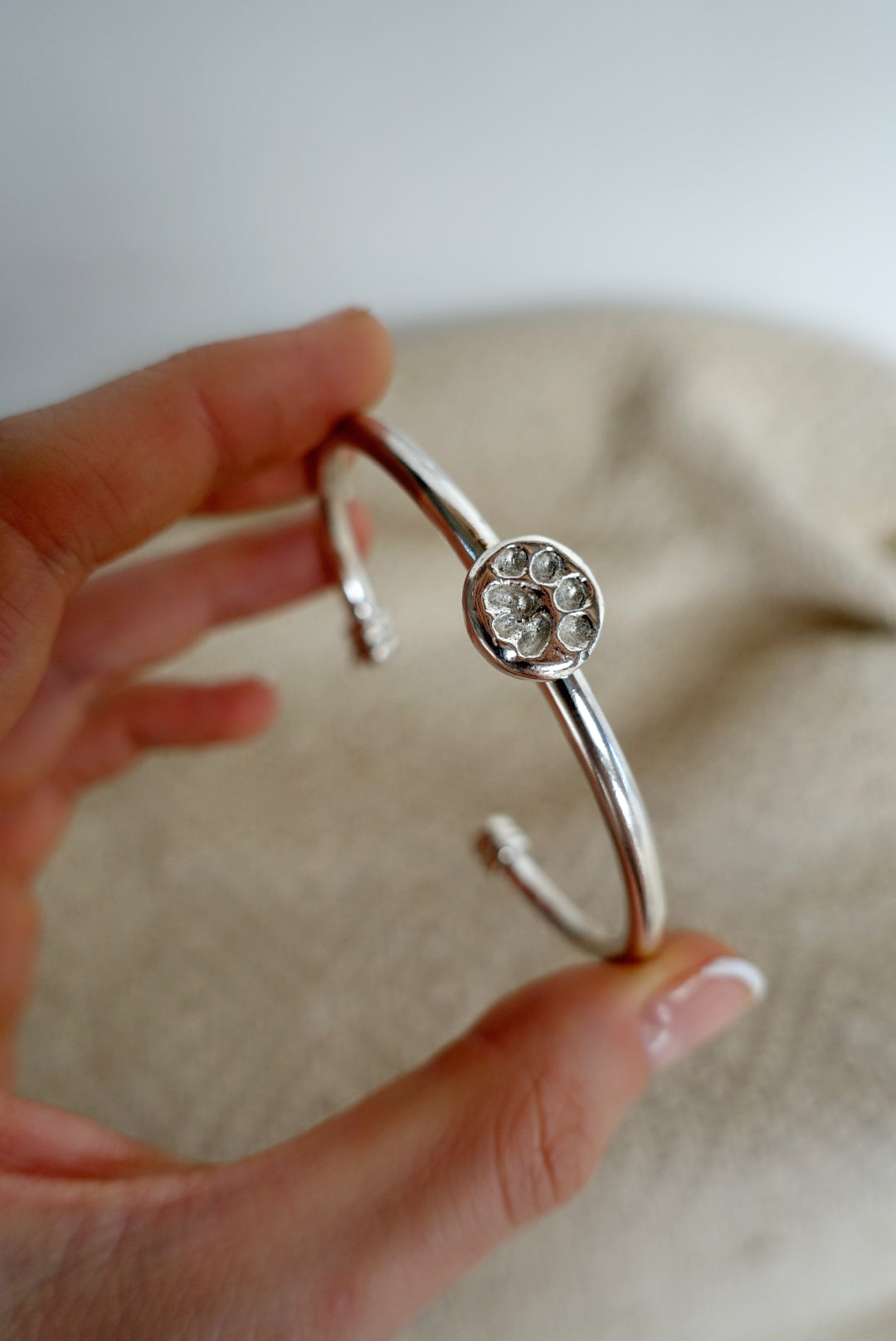 Tsavo Leopard Footprint Malaika Bangle