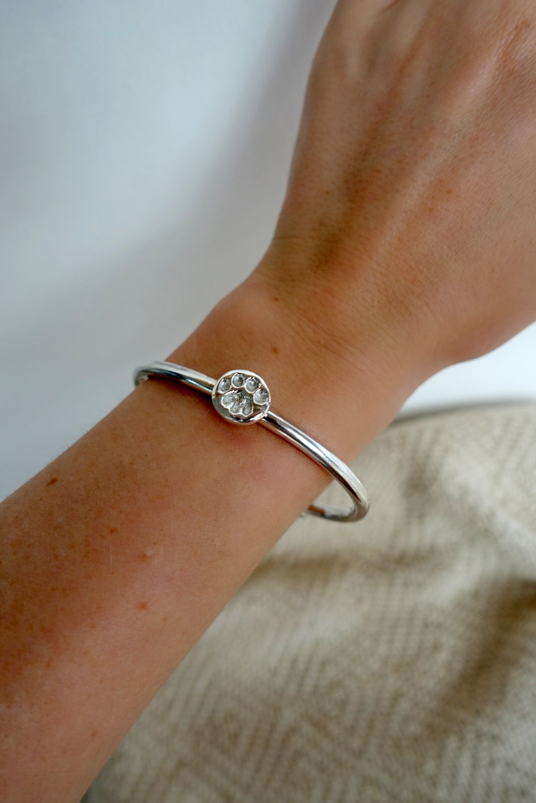 Tsavo Leopard Footprint Malaika Bangle