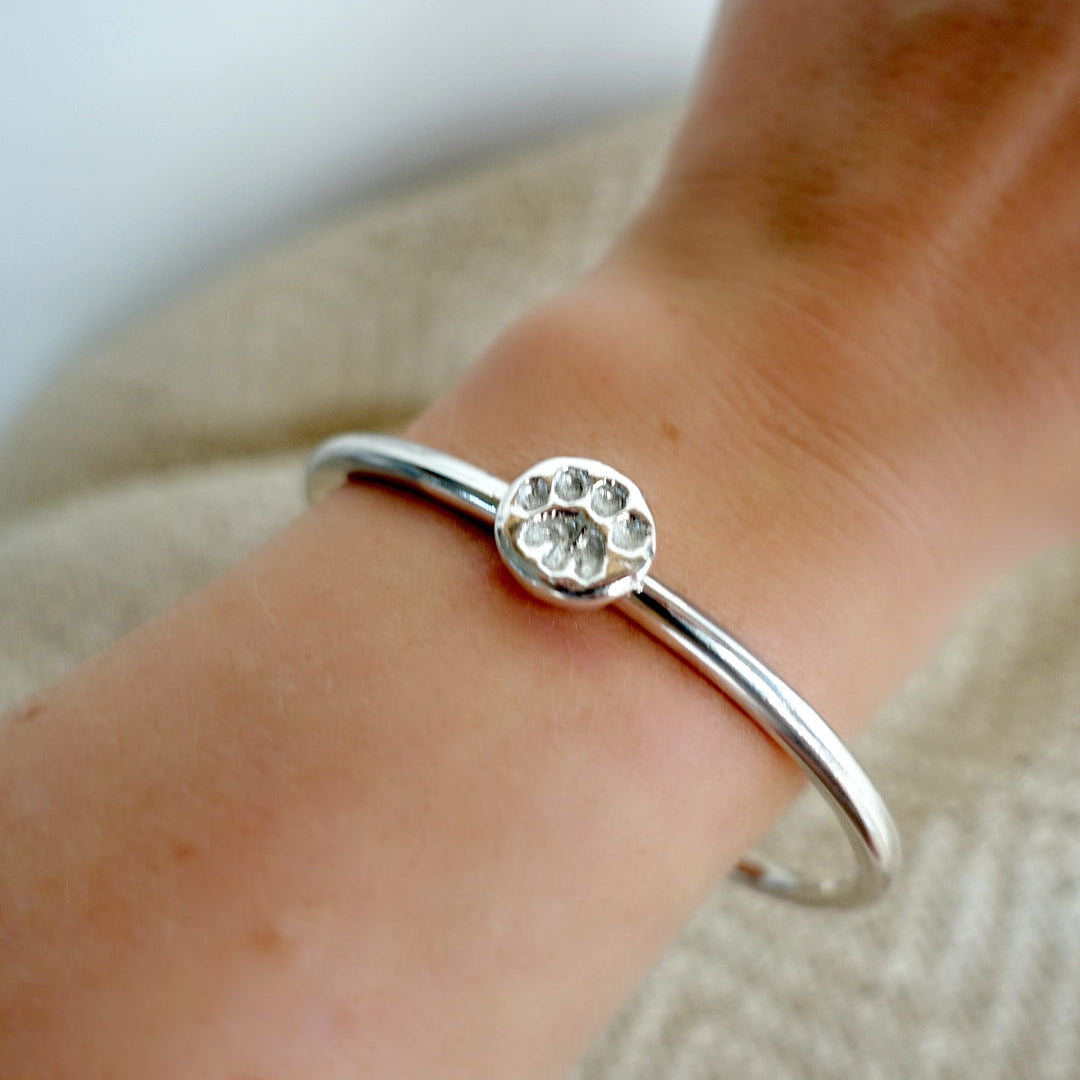 Tsavo Leopard Footprint Malaika Bangle