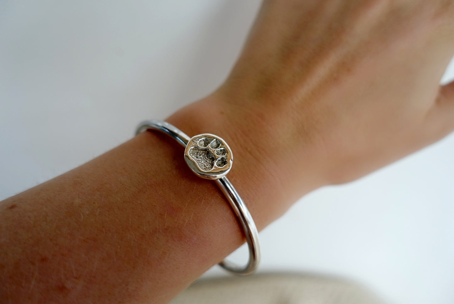 Tsavo Leopard Footprint Malaika Bangle