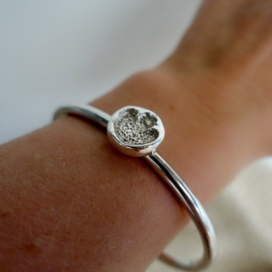 Tsavo Rhino Footprint Malaika Bangle