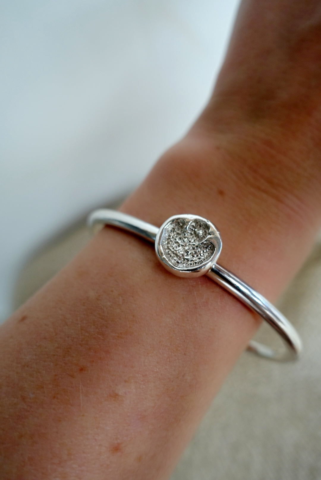 Tsavo Rhino Footprint Malaika Bangle