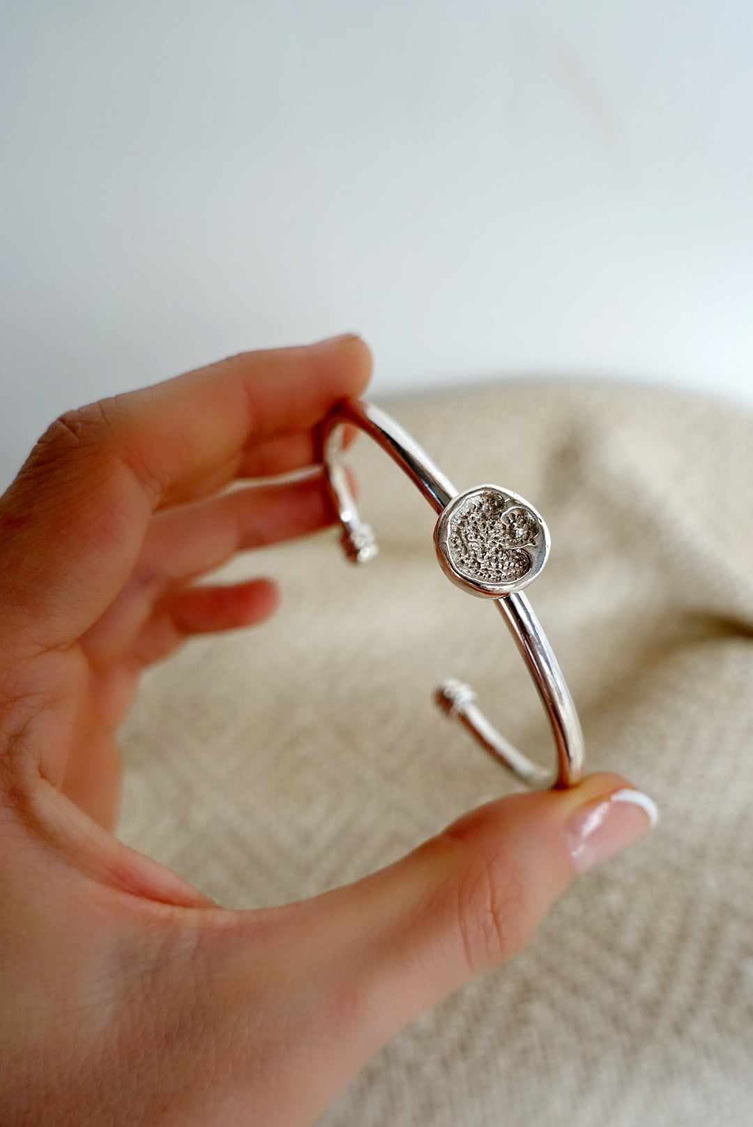 Tsavo Rhino Footprint Malaika Bangle