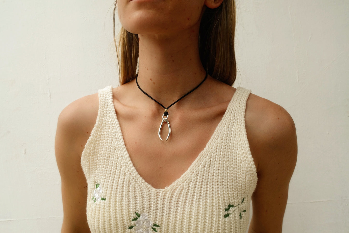 Mara Elephant Tusks on black Cord