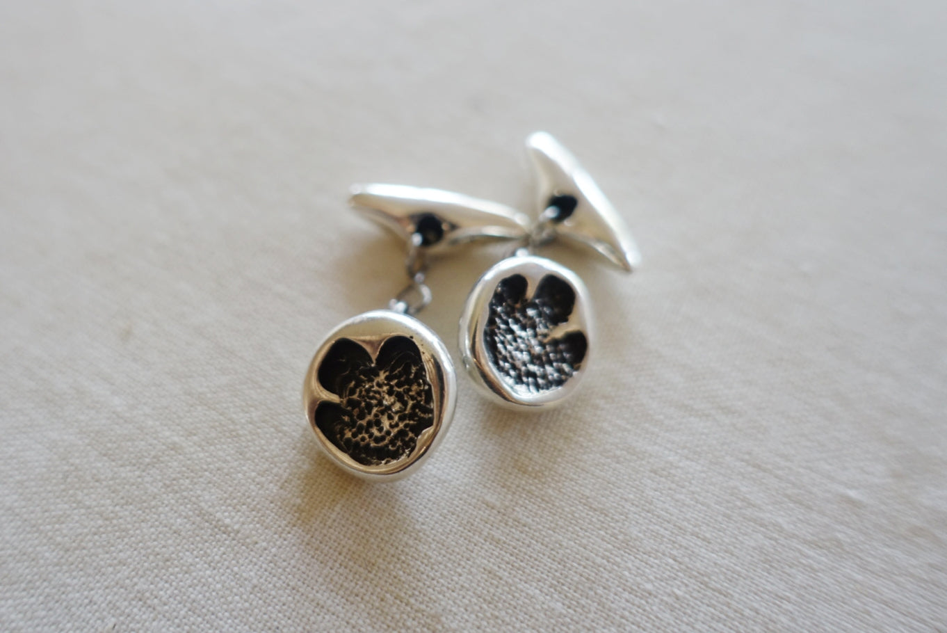 Tsavo Rhino Footprint Cufflinks