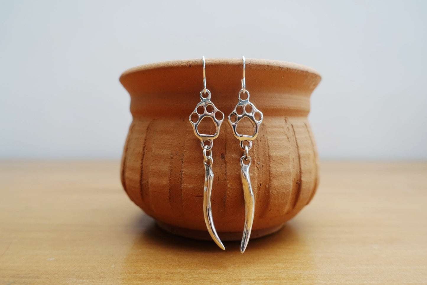 Sarabi Paw + Single Tusk Asilia Earrings