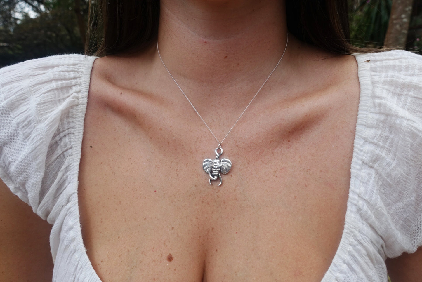 Shaba Elephant Head Asilia Necklace
