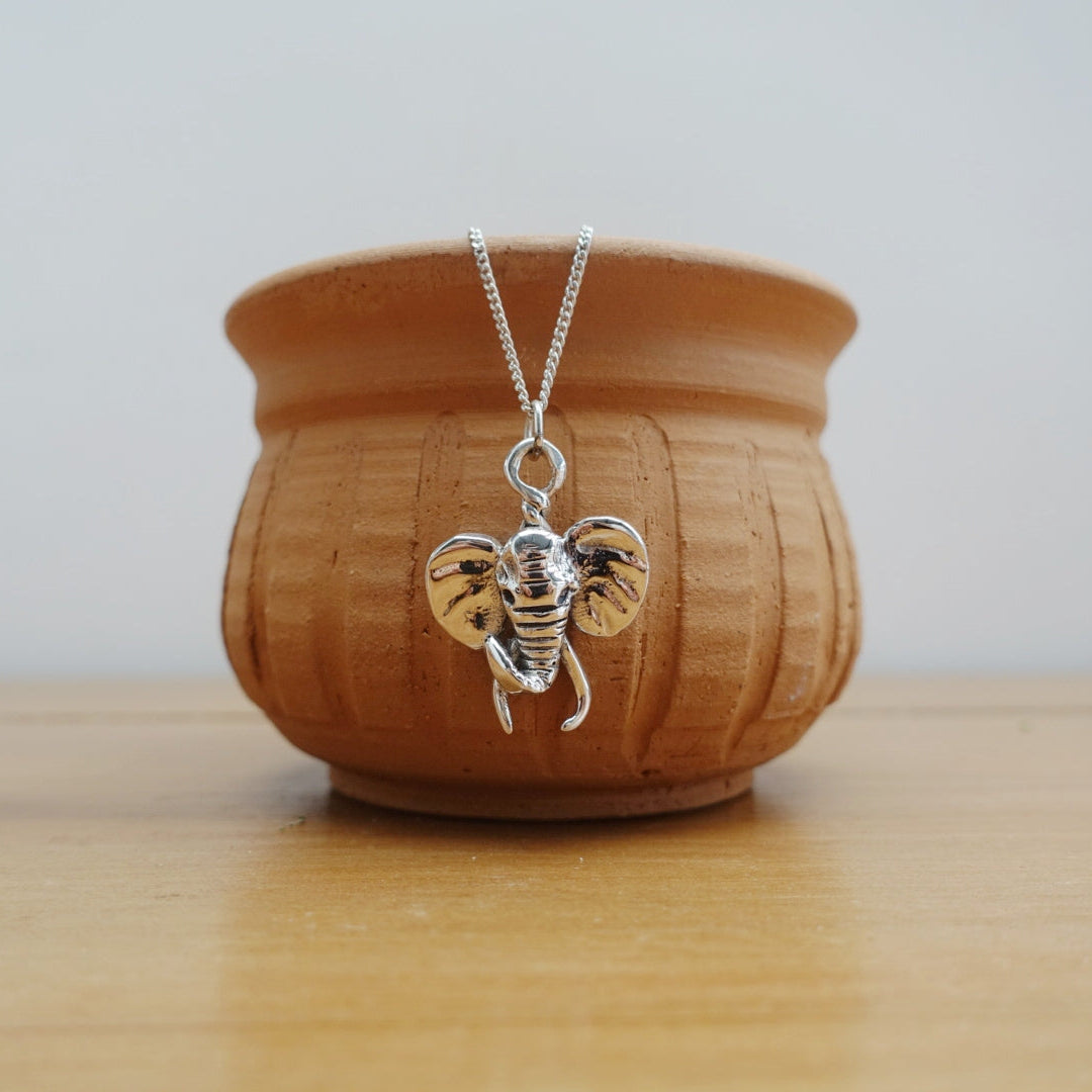 Shaba Elephant Head Asilia Necklace