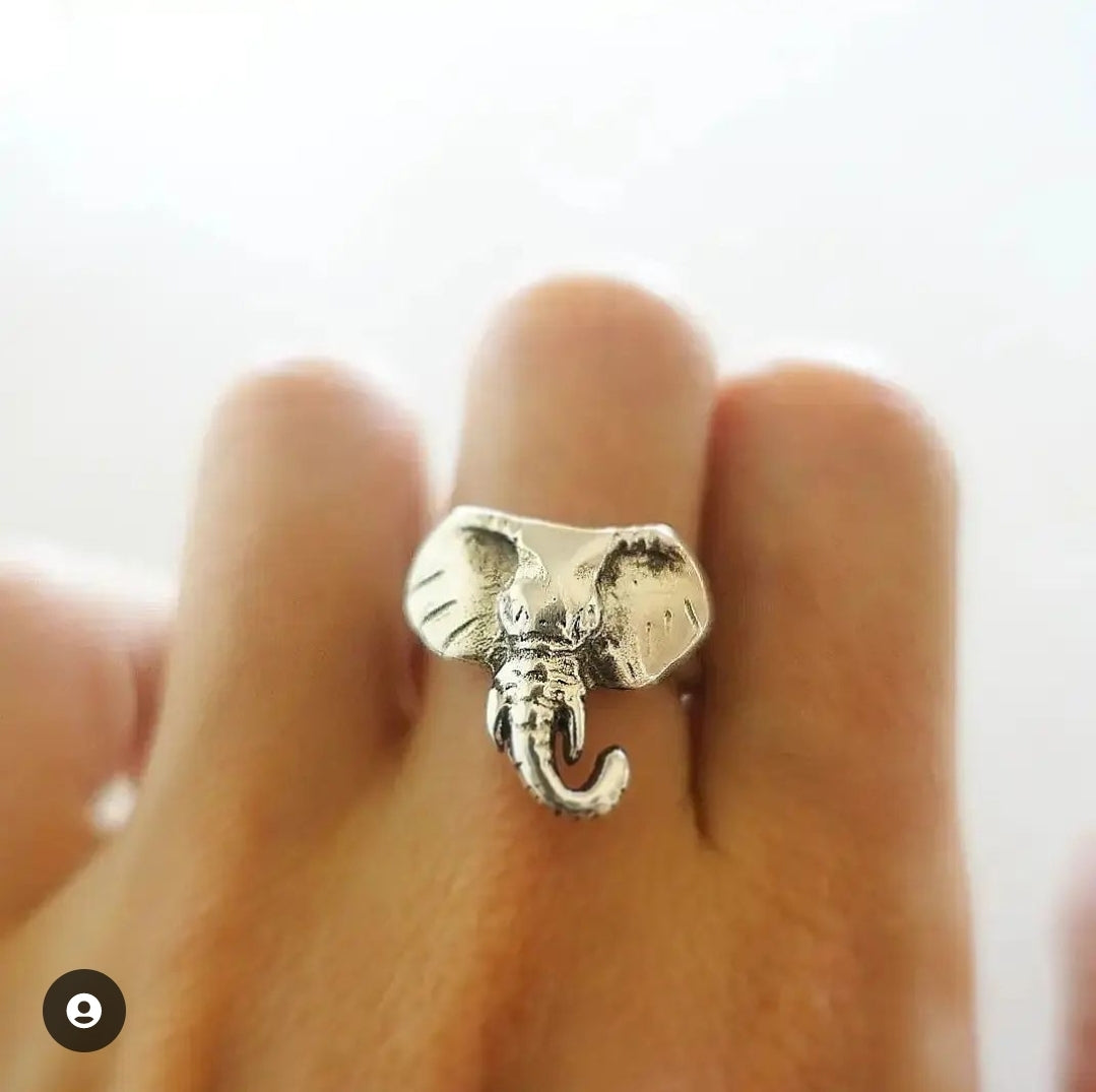 Tsavo Elephant Head Asilia Ring