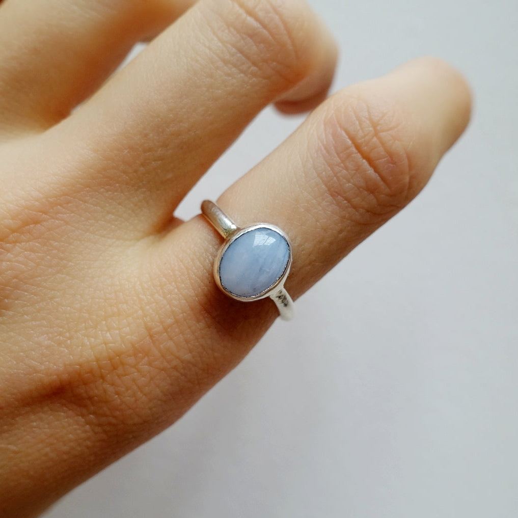 Blue Lace Agate Asilia Ring (oval)