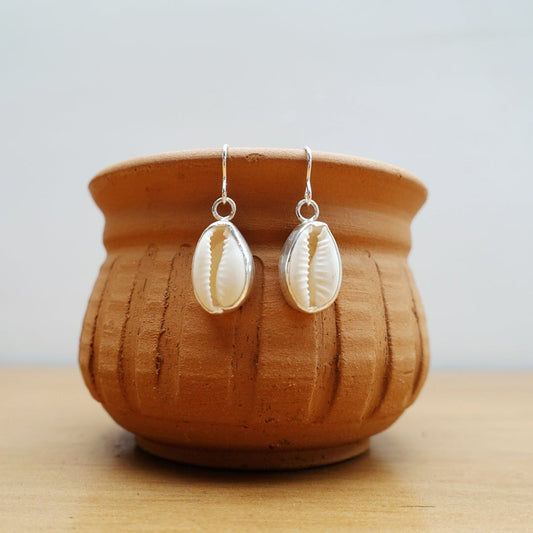 Cowrie Shell (real) Asilia Earrings