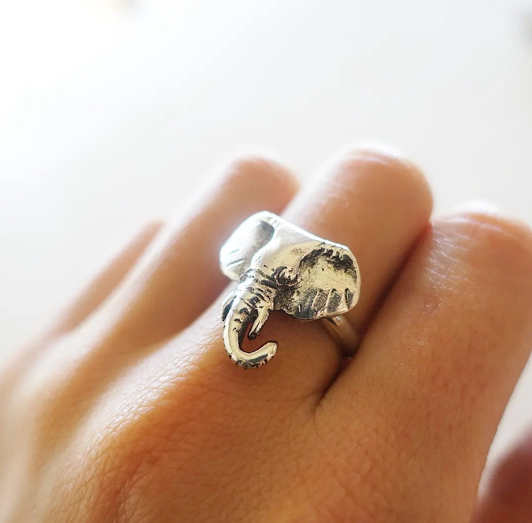 Tsavo Elephant Head Asilia Ring