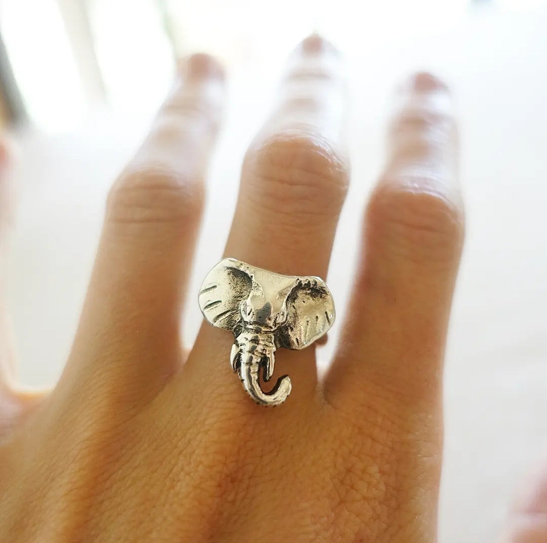 Tsavo Elephant Head Asilia Ring