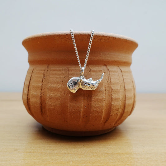 Rhino Head Asilia Necklace