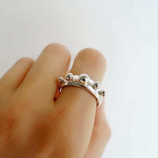 Speckled Halo Ring - (Tuesday)