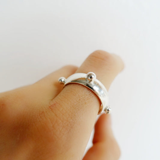 Speckled Halo Ring - (Monday)