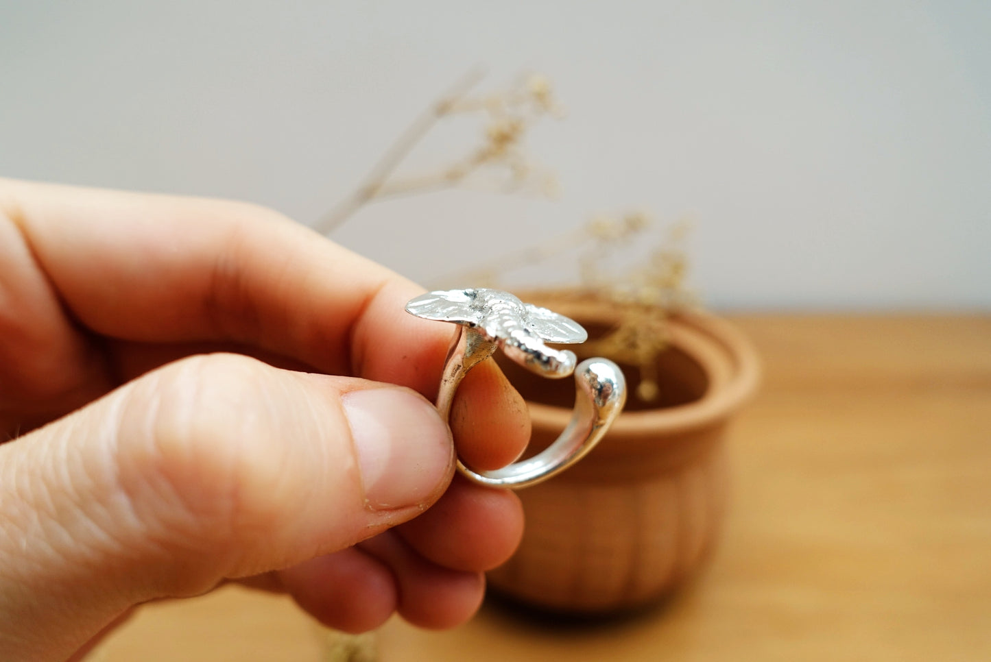 Tasmin Ring - Tsavo Elephant Head