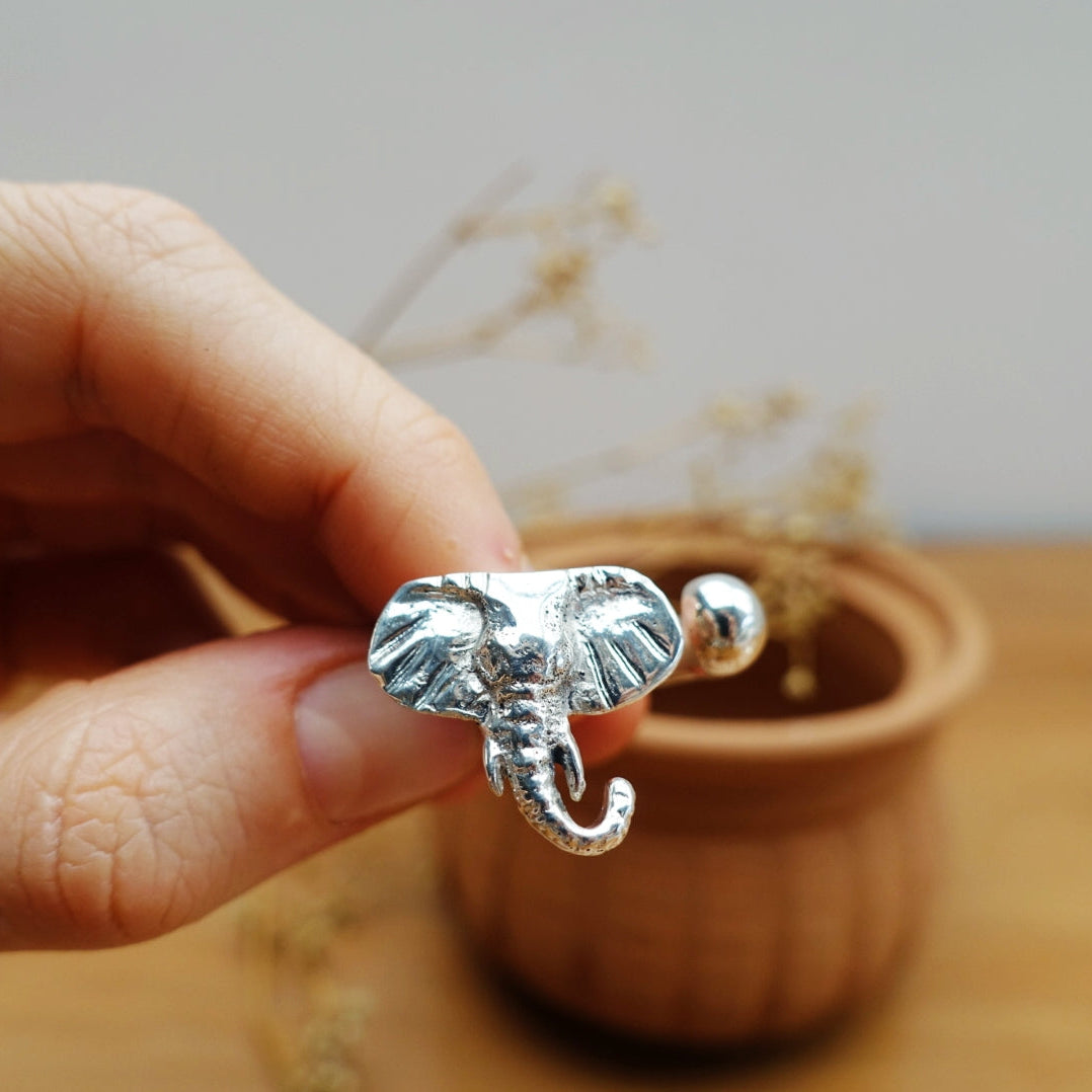 Tasmin Ring - Tsavo Elephant Head