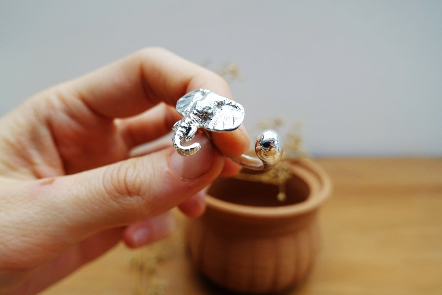 Tasmin Ring - Tsavo Elephant Head