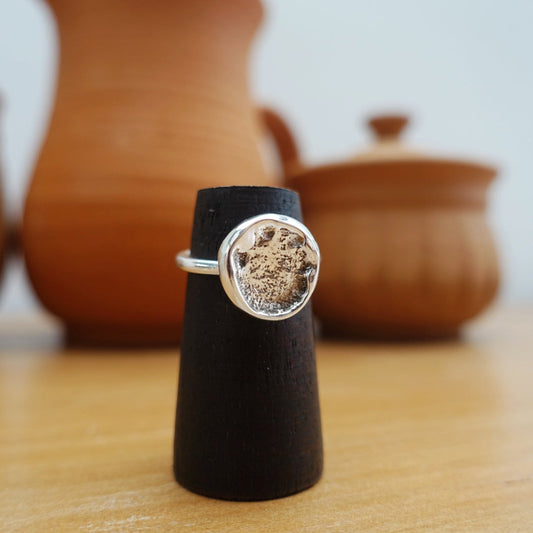 Tsavo Elephant Footprint Halo Ring (Copy)