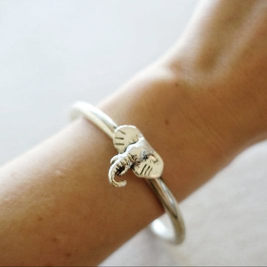 Tsavo Elephant Head Malaika Bangle