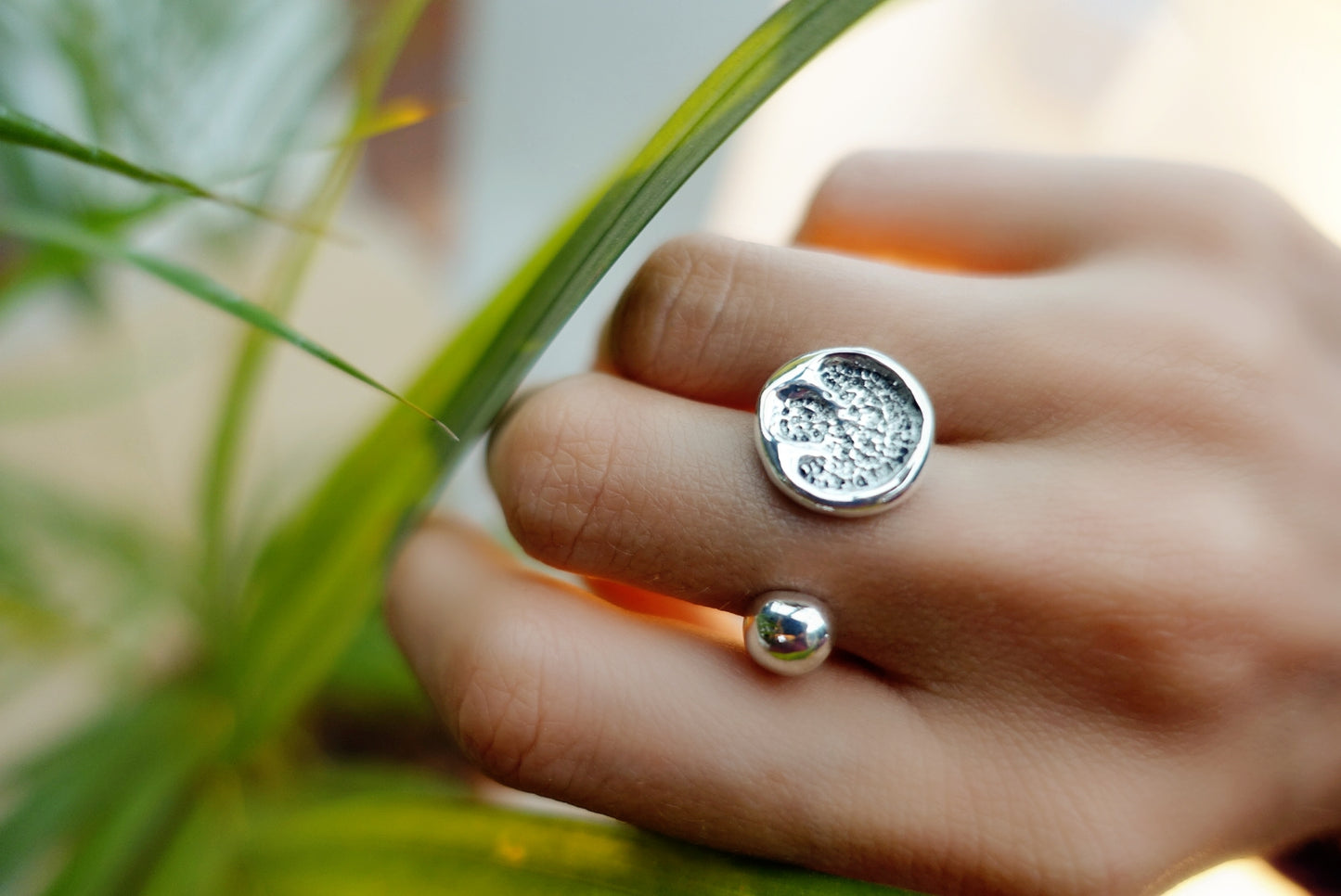Tsavo Rhino Footprint Tasmin Ring