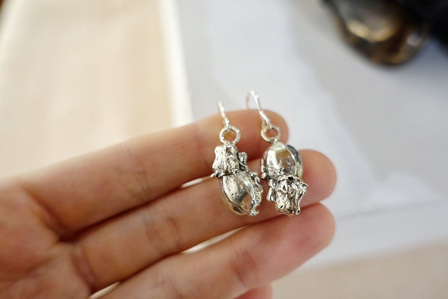 Baby Hippo Asilia Earrings