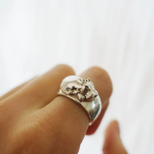 Baby Hippo Razi Ring