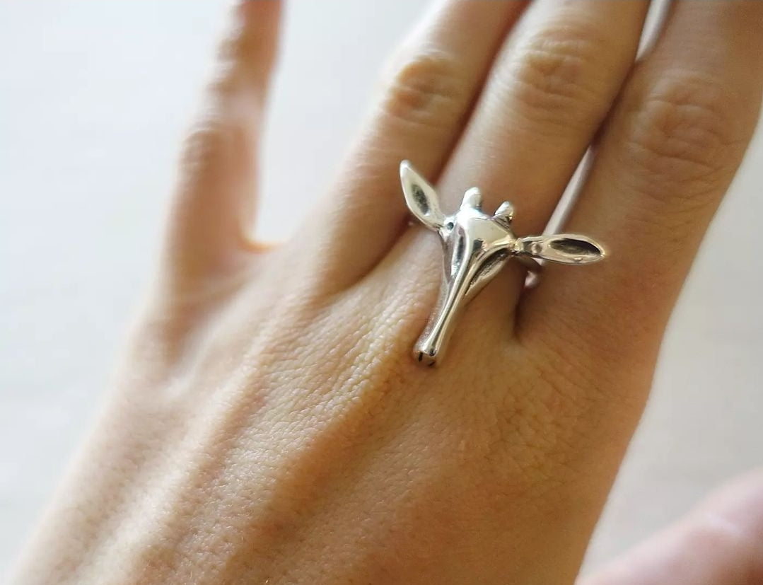 Giraffe Face Asilia Ring