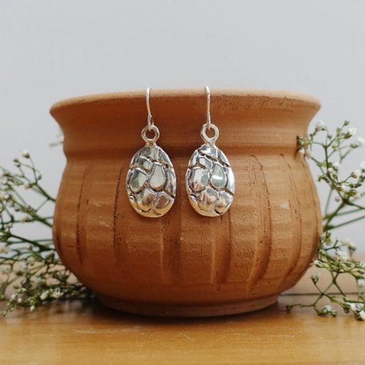 Giraffe Skin (oval) Asilia Earrings