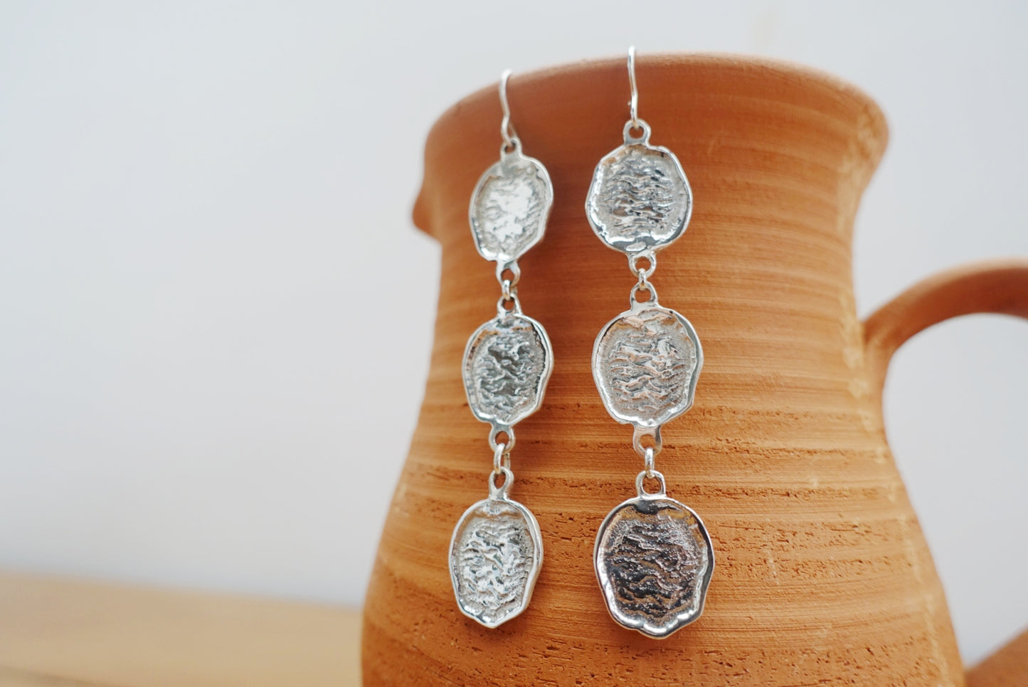 Mara Elephant Footprint Chala Earrings