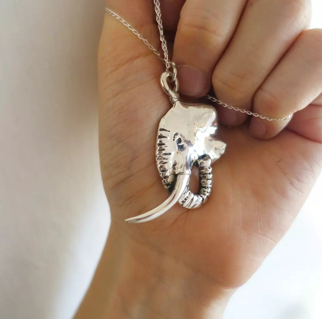 Oldome Elephant Head Asilia Necklace