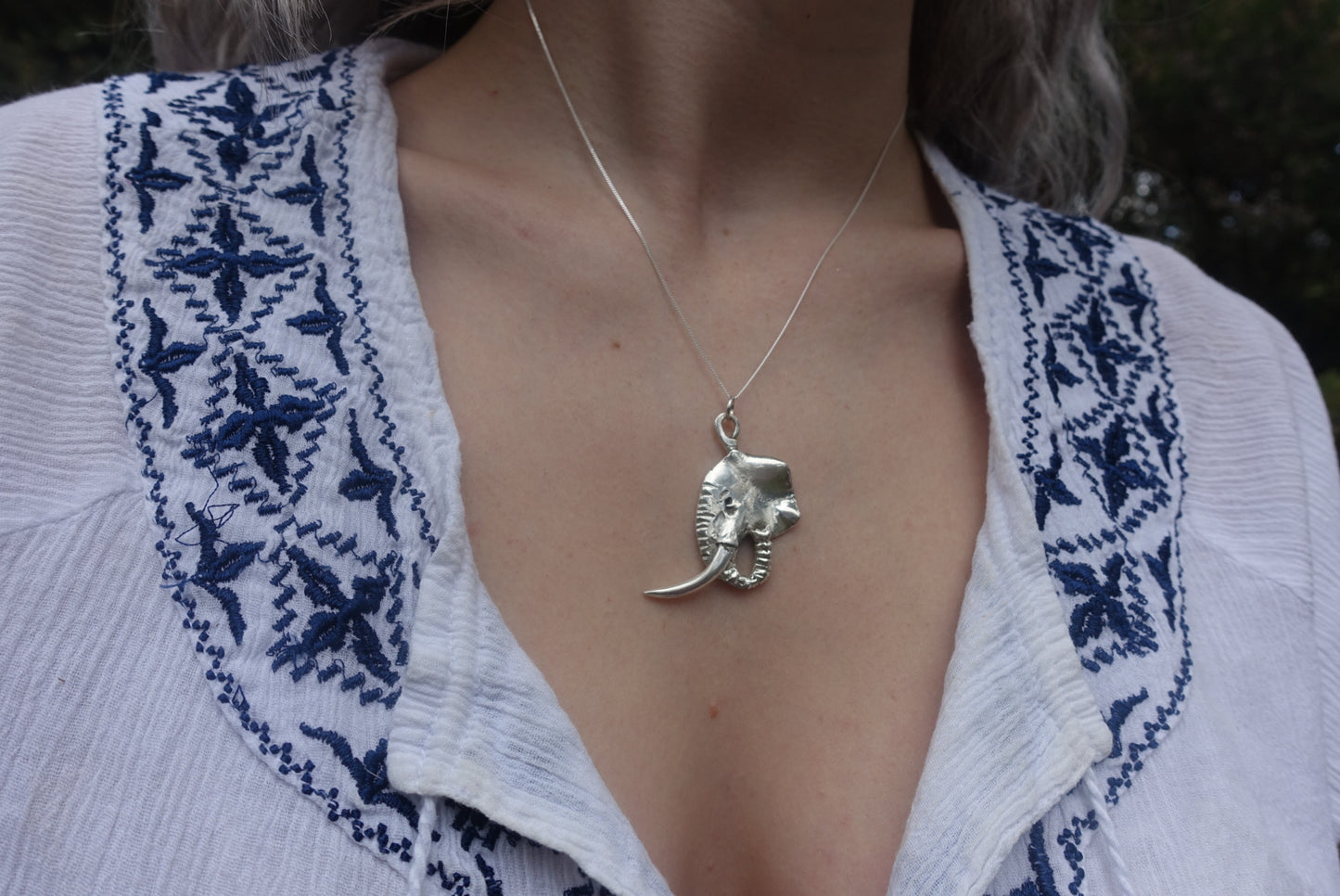 Oldome Elephant Head Asilia Necklace