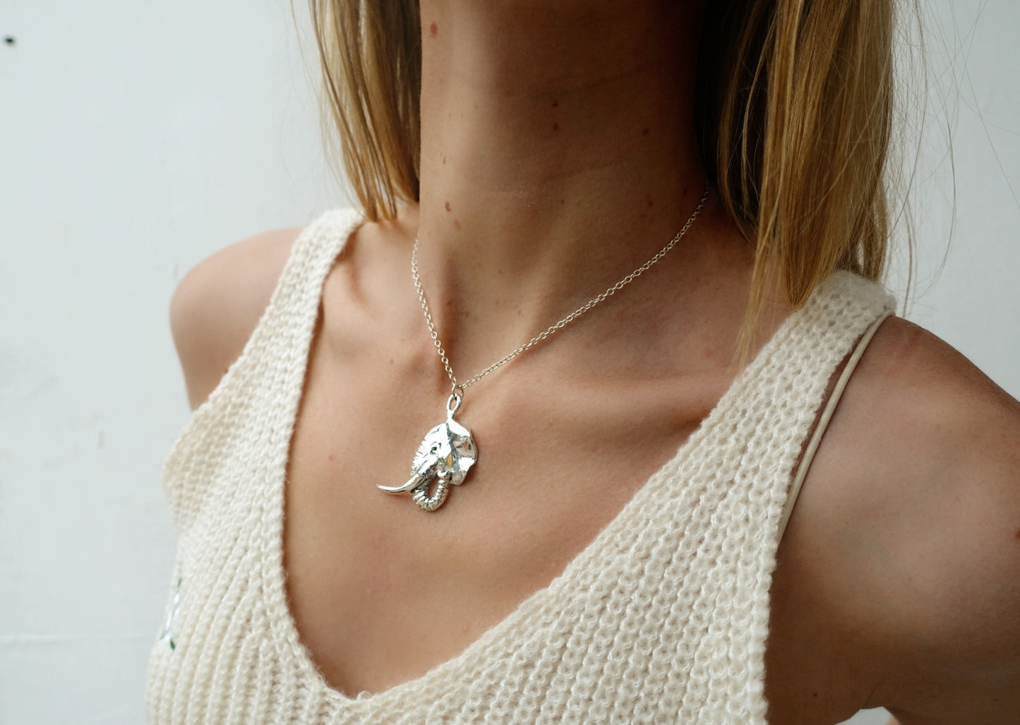 Oldome Elephant Head Asilia Necklace